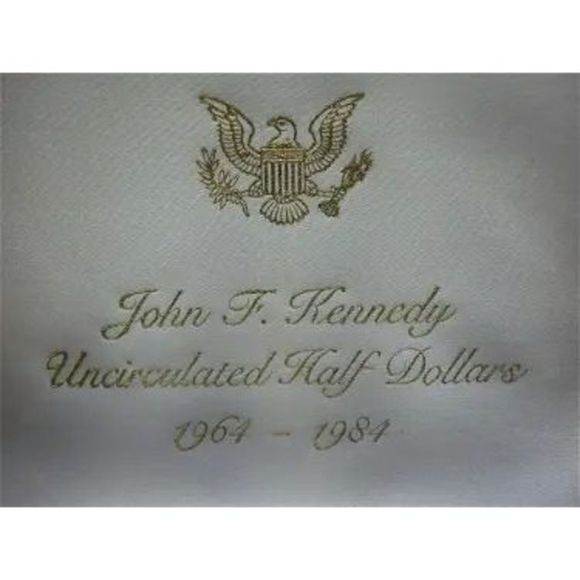 John F. Kennedy Uncirculated Half Dollars 1964 - 1984 Set in velvet case - Picture 3 of 16